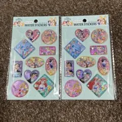 セリア ウォーターシール ディズニープリンセス 2枚セット