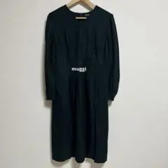 paul stuart ポールスチュアート ロング ワンピース グリーン 8