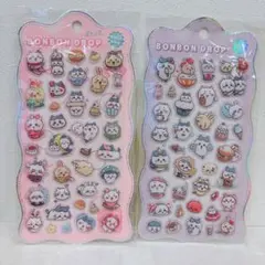 ぷくぷく立体シール　ボンボンドロップシール　2枚セット