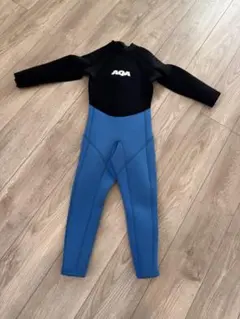 キッズウエットスーツ120cm青/黒