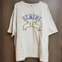 フリークスストア PUBLUX GEMINI うさぎ 相良刺繍 半袖Tシャツのサムネイル