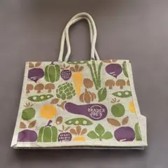 TRADER JOE'S エコバッグ 野菜柄 大きめ