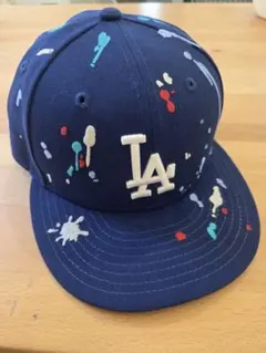 newera ドジャース ペイントスプラッシュ 7 3/8 58.7cm