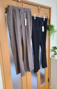 【新品】ワイドフレアパンツ 2点セット・MONO-MART・サイズXL