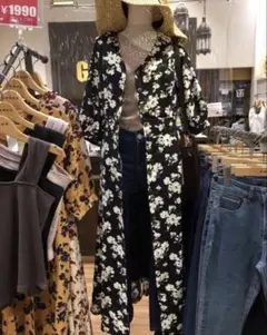 GORGE 花柄ロングワンピース