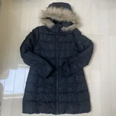 UNIQLO ブラック ダウンコート 140 女の子