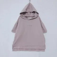 CECIL McBEE セシルマクビー 半袖 パーカー ショート丈 ピンク Mのサムネイル