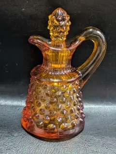 フェントン Fenton アンバーガラス フリル花瓶 フラワーベース - メルカリ