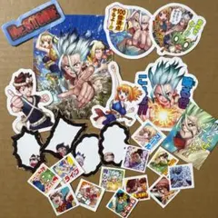Dr.STONE シール ジャンプ付録 石神千空 七海龍水 あさぎりゲン 獅子王