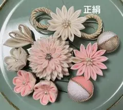 つまみ細工髪飾り　卒業式　成人式　七五三