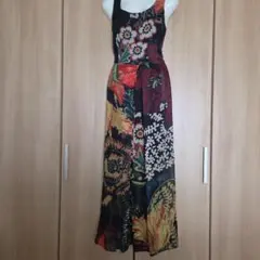 Desigual デシグアル オーバーオール ボリュームワンピース 切替