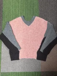 URBAN RESEARCH 配色ニット 美品 フリーサイズ