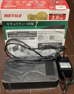 BUFFALO 外付けHDD 2.0TB HD-LL2.0U3-BK