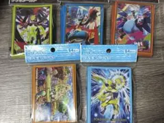 ポケモンカードゲーム　ポケカ　スリーブ　 5個セット　デッキシールド