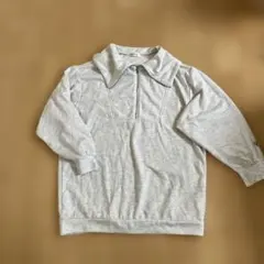 グレー ハイネック スウェット Lサイズ
