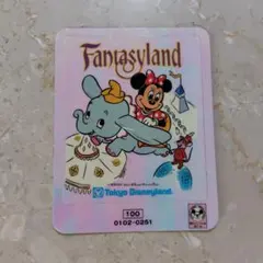 東京ディズニーランド ダンボ　ミニーちゃん　シール