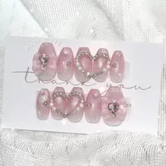 ネイルチップ オーダー マグネット ワンホン フレンチガーリー 韓国 量産型