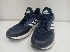 ☆adidas キッズ スニーカー ネイビー　22.5cm