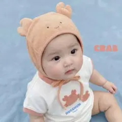 バースデイ　HUGCHUM ボンネット付ロンパース　カニ