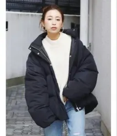 Ungrid アングリッド　ボリュームショートダウン　ブラック　アウター