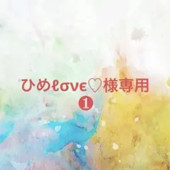 ひめℓσνє♡様確認専用ページ【取り置き中　3月20日迄】❶