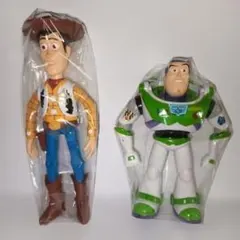 ウッディ バズ　フィギュア　トイ・ストーリー4 英語と日本語!おしゃべりフレンズ