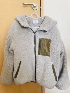 OLIVE des OLIVE フリースジャケット グレーベージュ