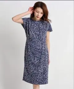 三連休【新品】COUP DE CHANCE 花柄長袖ワンピース 38 - メルカリ