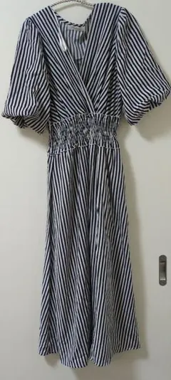 J.Hudson honey ストライプ ロングワンピース M