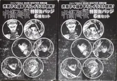 2セット　呪術廻戦　缶バッジセット　ジャンプGIGA付録