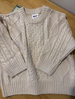 BREEZE ケーブルニットセーター サイズ100