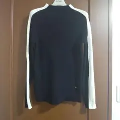 Dignite collier 長袖 ニット 黒のサムネイル