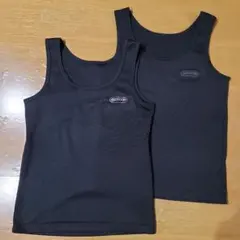 胸二重 タンクトップ インナー 2枚セット 140cm