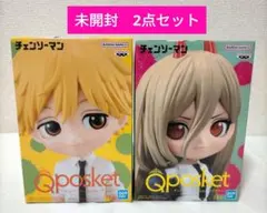 【未開封】チェンソーマン　デンジ　パワー　フィギュア　2点セット　キューポス