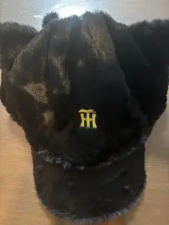 ファーキャップ ブラック S/M