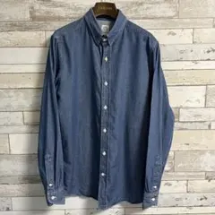 BOLZONELLA デニムタブカラーシャツ size40-153/4のサムネイル