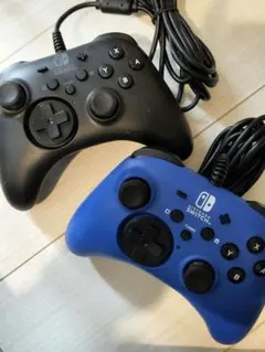 Hori ホリパッド 有線 2個セット(ブルー、レブラック)