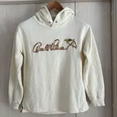 Arnold Palmer ホワイト フード付き パーカーXSサイズ