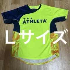 ATHLETA★Ｌ★アスレタ★サッカー★イエロー★半袖★Tシャツ★フットサル