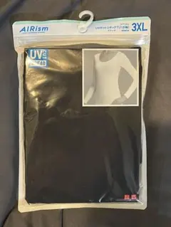 ユニクロ　エアリズム　UVカットUネックT（八分袖）　3XL