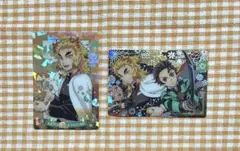 鬼滅の刃 煉獄杏寿郎 ウエハースカード 2種