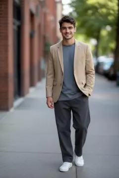 お値下げ中⚠️機能性◎nano・universe ベージュ ジャケット