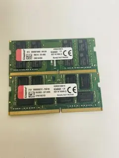 Kingston メモリ DDR4 16GB 2枚 合計32GB - メルカリ