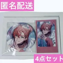 赤城ウェン にじさんじ 誕生日 箔押し缶バッジ&チェキ風カード 2025