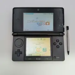 ニンテンドー3DS本体 ゲー厶機 任天堂 黒ブラック 訳あり