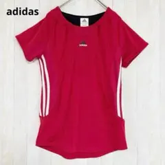 アディダス クライマ365 Tシャツ ピンク 赤 L ランニングウェア
