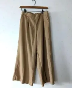 本日最終キャメル❋Lサイズ 未着用3890円❋起毛ガウチョfairygrunge