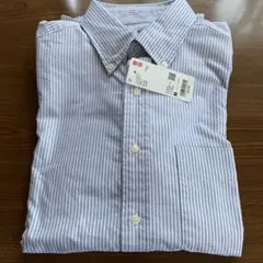 ユニクロ　メンズ　オックスフォードストライプシャツ 長袖　　Ｍサイズ