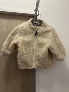 ボア素材 ジップアップアウター