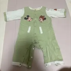 Disney ミッキー ミニー ロンパース 80